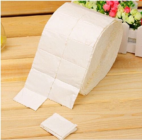 Ewin24 1 clavo Rollo Toallitas Pads Papel Arte de acrílico del gel polaco Cleaner removedor 500 PC