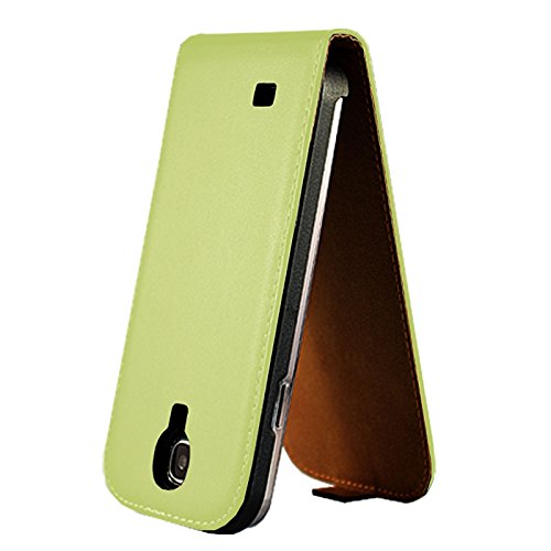 Eximmobile - Funda con tapa para Sony Xperia L en color verde | Funda de piel sintética para Sony Xperia L | Funda protectora de piel sintética | Funda protectora en piel sintética