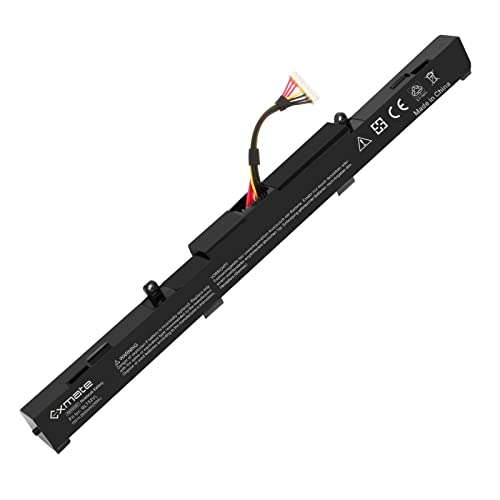 Exmate Bateria A41N1501 para ASUS Rog GL752JW GL752V GL752VL GL752VW GL752VL-1A GL752VL-2B GL752VL-GC057T GL752VW-1A GL752VW-2B N552 N552V N552VW N552VX N752 N752VW [15V 2600mAh 39Wh]