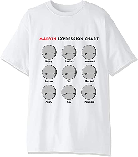 Expression Chart of Robot Camiseta para hombre.
