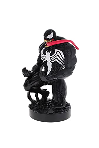 Exquisite Gaming - Cable Guy Venom Marvel, Soporte de sujeción o Carga para Mando de Consola o Smartphone. Producto con Licencia Oficial Marvel.