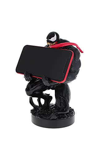Exquisite Gaming - Cable Guy Venom Marvel, Soporte de sujeción o Carga para Mando de Consola o Smartphone. Producto con Licencia Oficial Marvel.