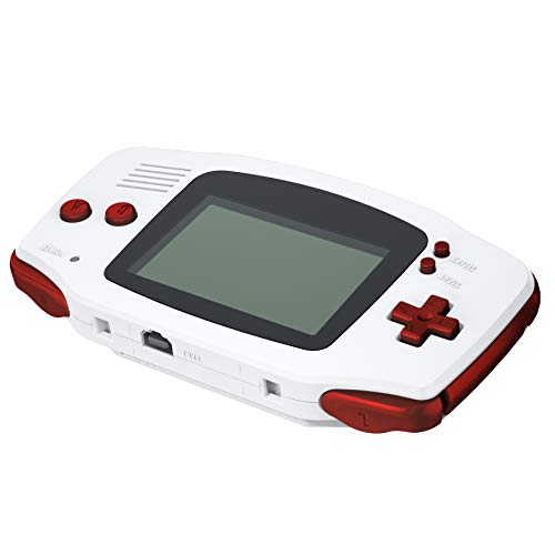 eXtremeRate Botones Completos para Gameboy Advance GBA Accesorios Teclas de Repuesto Botón de GBA Botones para Gameboy Advance-No Incluye Consola Control(Rojo Escarlata)