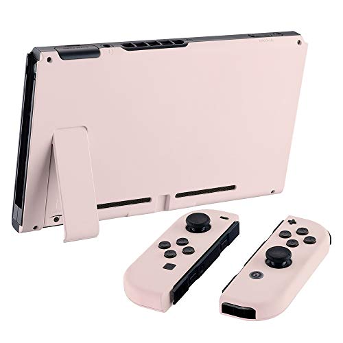 eXtremeRate Carcasa para Nintendo Switch,Funda Completa para Nintendo Switch Consola Joy-con Control Shell de Bricolaje reemplazable con Botón Completo (Rosa Sakura)