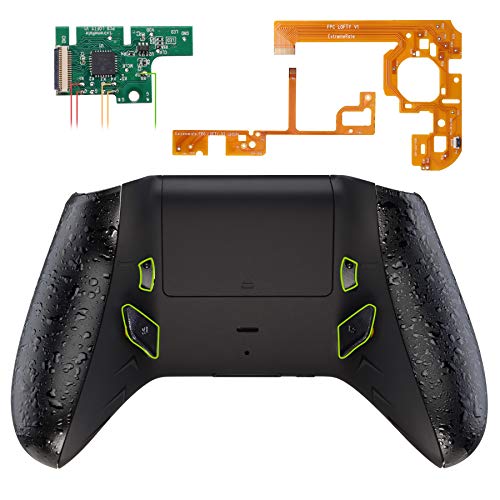 eXtremeRate Joysitcks para Mando Xbox One 10 Pieza Joysticks reemplazable Thumbstick de Caucho Botones analógico palancas de Pulgar para Mando del Xbox One Original/Elite/S/X Rojo Cromado 