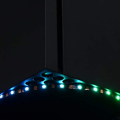 eXtremeRate PlayVital RGB LED Tira de Luces con Control Remoto para Consola Xbox Series X Tira de Luz 7 Colores 29 Efectos Tira LED Luces con Remoto IR DIY Accesorios para Xbox Series X Consola