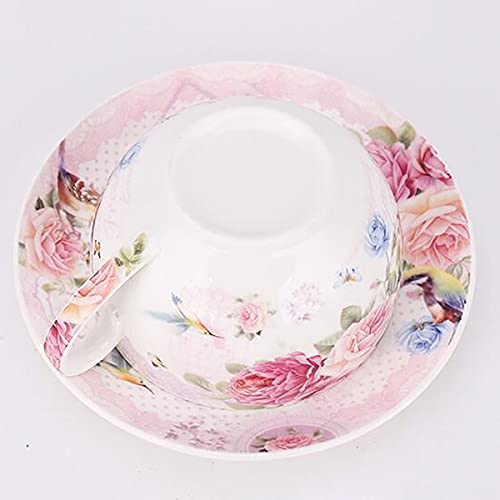 EYCIEROT Juego de Tetera Retro de cerámica para Madre con Taza y Tetera de Salvador, té de Porcelana, cafetera, Juego de té para un Juego para el jardínE.