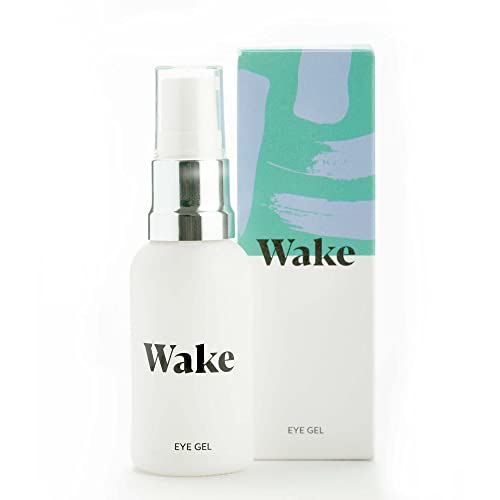 EYEWAKE Skincare - Hydrating Eye Serum for for puffy eyes, dark circles, eye bags, crows feet and wrinkles - Vitamin E - Collagen - 30ml Organic Anti Ageing Eye Gel for men & women to reduce puffiness