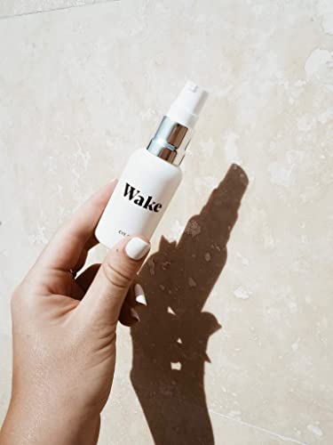 EYEWAKE Skincare - Hydrating Eye Serum for for puffy eyes, dark circles, eye bags, crows feet and wrinkles - Vitamin E - Collagen - 30ml Organic Anti Ageing Eye Gel for men & women to reduce puffiness