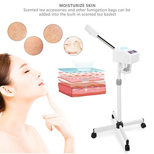 Facial Steamer, Hot Mist Face Steamer, Spray Machine Mist Sprayer Face Hydrating Moisturizing Instrument for Home Salon(EU)