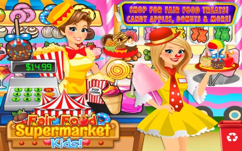 Fair Food Supermarket Simulator - Kids Prize Claw, Dessert Food & Carnival Games FREE