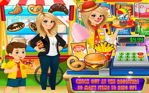 Fair Food Supermarket Simulator - Kids Prize Claw, Dessert Food & Carnival Games FREE