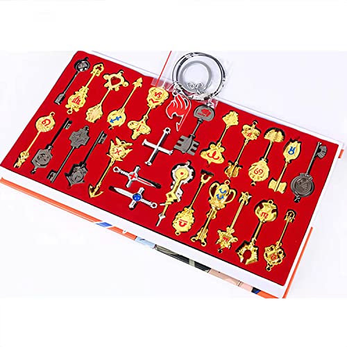 Fairy Tail Anime Cosplay Collar Llavero Colgante Llavero Lucy Gray Protoss Colgante, Colgante, Regalo Para Niños Y Adultos.