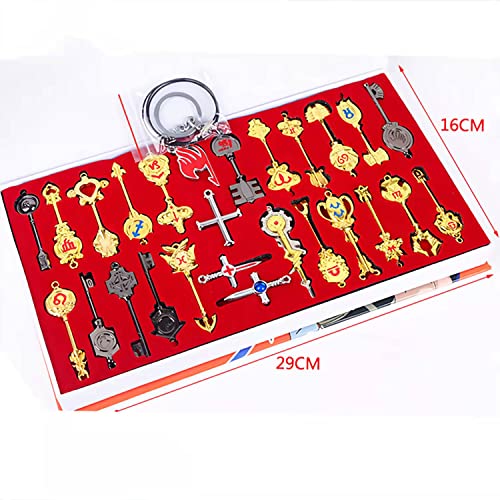 Fairy Tail Anime Cosplay Collar Llavero Colgante Llavero Lucy Gray Protoss Colgante, Colgante, Regalo Para Niños Y Adultos.