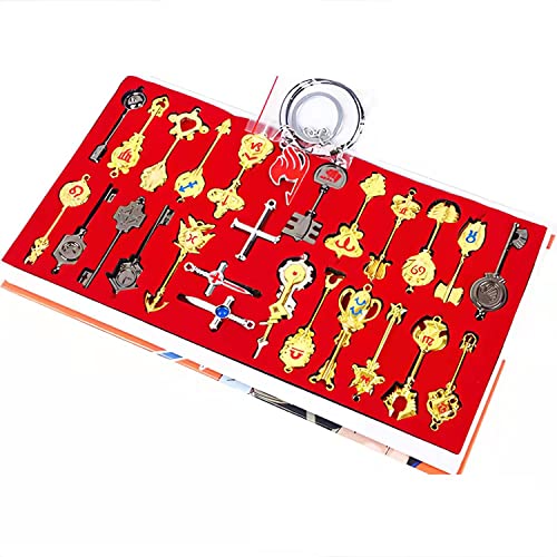 Fairy Tail Anime Cosplay Collar Llavero Colgante Llavero Lucy Gray Protoss Colgante, Colgante, Regalo Para Niños Y Adultos.