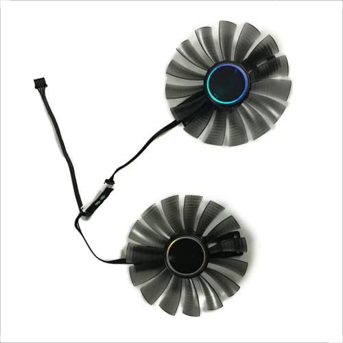 Fans Graphics, 2PCS / Set GTX1080 / 1070 Enfriador de tarjetas GPU 95MM FD10015H12S Ventilador, Fit for tarjetas Gainward Geforce GTX 1070/1080/1080 Ti como reemplazoVentilador de la tarjeta gráfica
