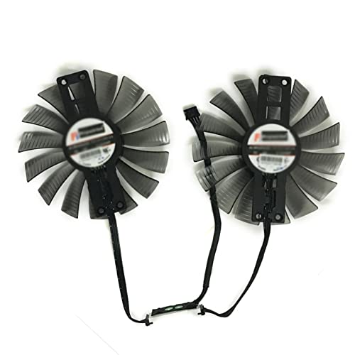 Fans Graphics, 2PCS / Set GTX1080 / 1070 Enfriador de tarjetas GPU 95MM FD10015H12S Ventilador, Fit for tarjetas Gainward Geforce GTX 1070/1080/1080 Ti como reemplazoVentilador de la tarjeta gráfica