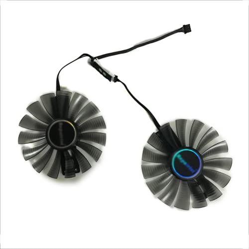 Fans Graphics, 2PCS / Set GTX1080 / 1070 Enfriador de tarjetas GPU 95MM FD10015H12S Ventilador, Fit for tarjetas Gainward Geforce GTX 1070/1080/1080 Ti como reemplazoVentilador de la tarjeta gráfica