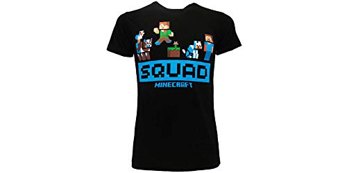 Fashion UK - Camiseta original para adulto y niño, diseño de Squad Alex Steve Negro L