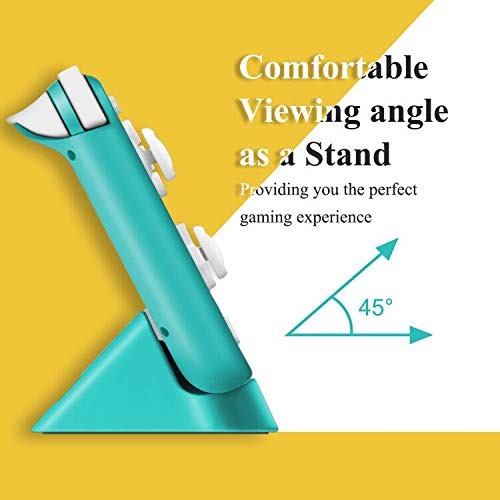 FASTSNAIL Base de carga para Nintendo Switch/Nintendo Switch Lite, Mini estación de carga para Switch/Switch Lite 2019 Triángulo soporte (verde)