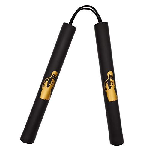 Fayscingo 2 Pack Nunchakus de Espuma Cordón de Práctica Acolchado de Seguridad Nunchakus Artes Marciales Nunchucks para Niños y Principiantes