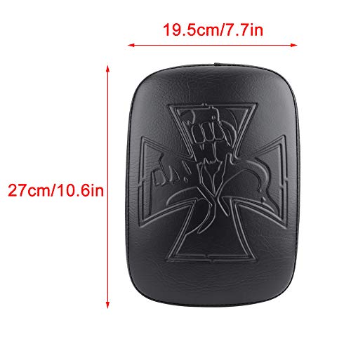 Fdit - Funda de asiento trasero con ventosas para moto Harley Davidson Bobber Chopper(8,0/#3)