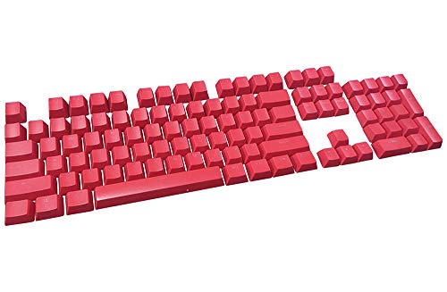 Feicuan 104 Keyset Keycap ABS Teclas Colorful Retroiluminado Replacement Key Cap Cover para Teclado mecánico - Rojo