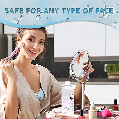 Felix Professional Makeup Brush Cleaner – Limpieza profunda de secado rápido – Ideal para limpiar y dorizar pinceles de maquillaje naturales y sintéticos (16 oz)