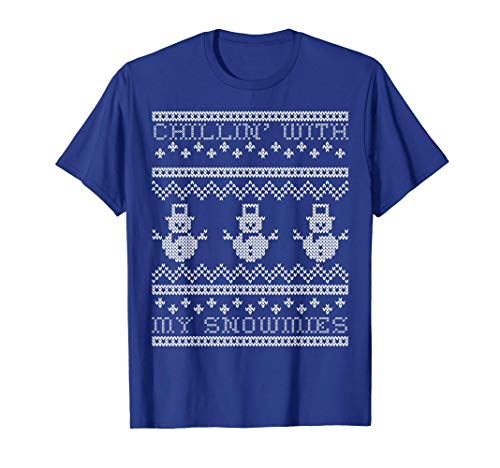 Feliz Navidad Divertido muñeco de nieve Fea Navidad Camiseta