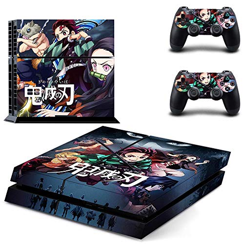 FENGLING Demon Slayer Kimetsu No Yaiba Ps4 Stickers Skin PS 4 Sticker Decals Cover For Playstation 4 Ps4 Console & Controller Skins Vinyl
