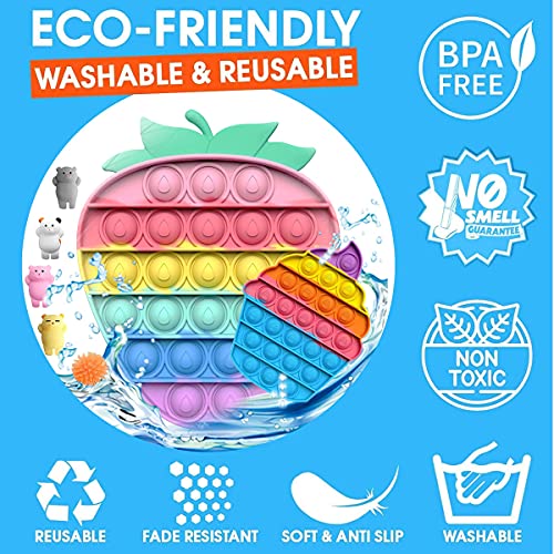 Fidget Toy Pack, 32 Piezas Fidget Toy Pack Barato, Juguetes Niños para Antiestres Adultos y Niños, Pack Fidget Toys Incluye Popits para Regalos para Niños, Recompensas En El Aula De La Escuela etc.