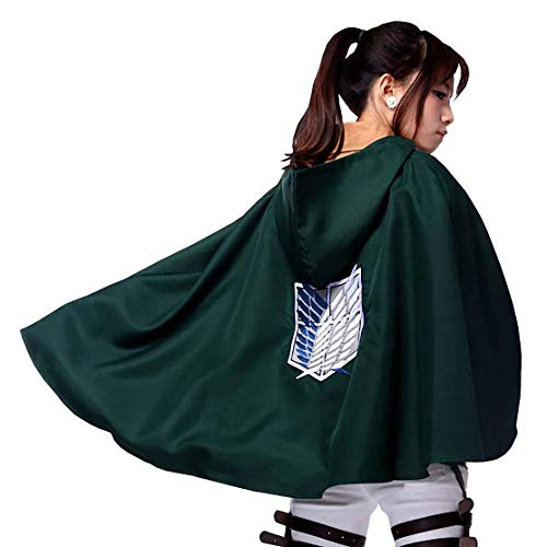 健康ミネラルむぎ茶 Fiesta de Cosplay de Disfraces de Anime Shingeki No Kyojin Wings of Freedom Cape Abrigo Sudaderas con Capucha Chaquetas