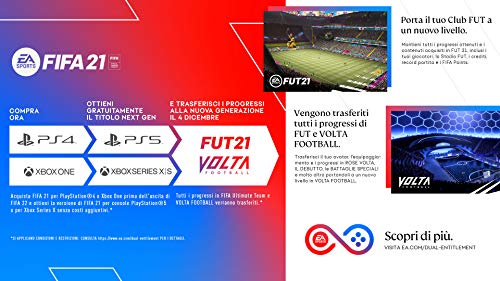 FIFA 21 PlayStation 4 Champions Ed, include upgrade per PS5 [Importación italiana]