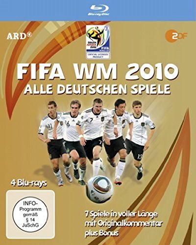 FIFA WM 2010 - Alle deutschen Spiele (4 Blu-ray Box) [Alemania] [Blu-ray]