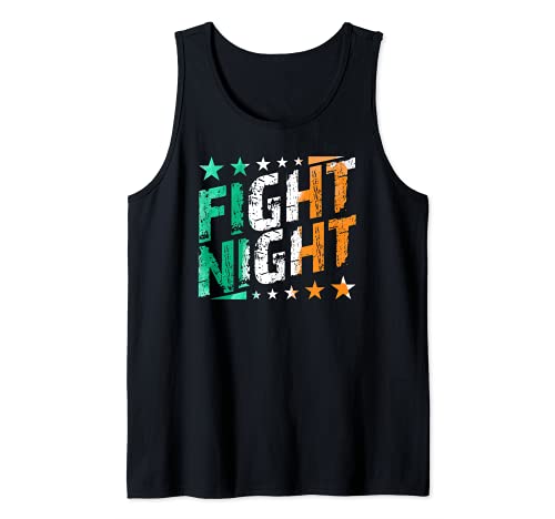Fight Night Boxing MMA o boxeo Camiseta sin Mangas