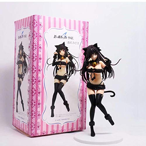 Figura De Animeanime Ao No Kanata No Four Rhythm Tobisawa Misaki Cat Ear Ver PVC Figura De Acción De Juguete Anime Figura Modelo Juguetes 23Cm
