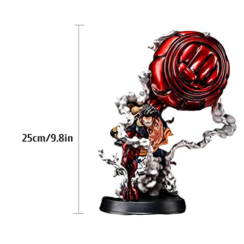 Figuras Anime, Una Pieza Figura de Acción Luffy Gear 4 Kong Gun Nueva Figura Wano Kuni Anime Mono D. Luffy Figura de acción Figura Nuevo Mundo Dibujos Animados PVC Estatua Muñeca Figurita Decoración