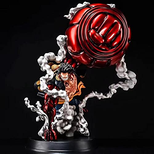 Figuras Anime, Una Pieza Figura de Acción Luffy Gear 4 Kong Gun Nueva Figura Wano Kuni Anime Mono D. Luffy Figura de acción Figura Nuevo Mundo Dibujos Animados PVC Estatua Muñeca Figurita Decoración