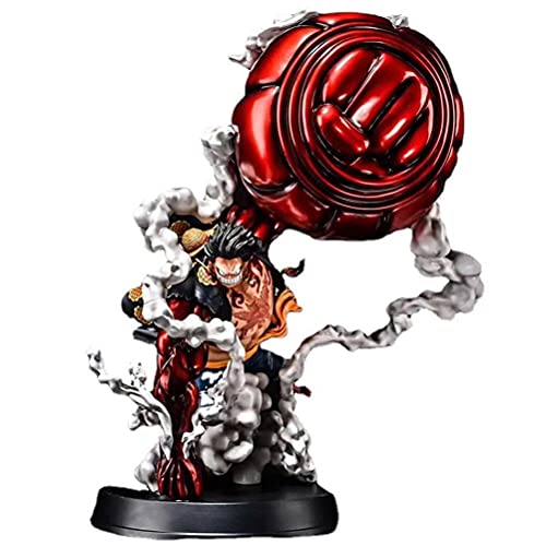 Figuras Anime, Una Pieza Figura de Acción Luffy Gear 4 Kong Gun Nueva Figura Wano Kuni Anime Mono D. Luffy Figura de acción Figura Nuevo Mundo Dibujos Animados PVC Estatua Muñeca Figurita Decoración