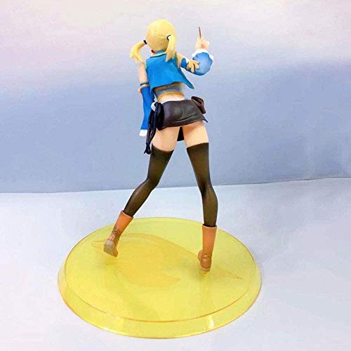 Figuras de acción Hotel Transilvania Juguetes Fairy Tail Lucy Heartfilia con Cara reemplazable Aanime Souvenirs Coleccionables Artesanía Juguete Modelo de Anime