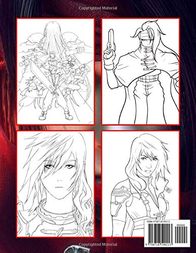 Final Fantasy Coloring Book: Legendary Video Game Franchise and Cultural Treasure | Adult Coloring Book