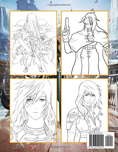 Final Fantasy Coloring Book: Legendary Video Game Franchise and Cultural Treasure | Adult Coloring Book