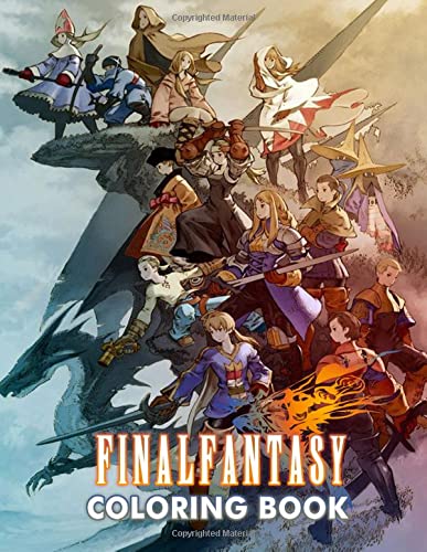 Final Fantasy Coloring Book: Legendary Video Game Franchise and Cultural Treasure | Adult Coloring Book