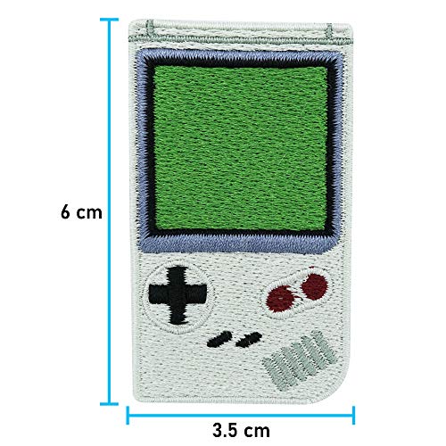 Finally Home Parche termoadhesivo de la Old School Game Boy, estilo vintage, retro