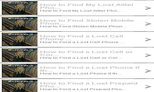find a lost phone