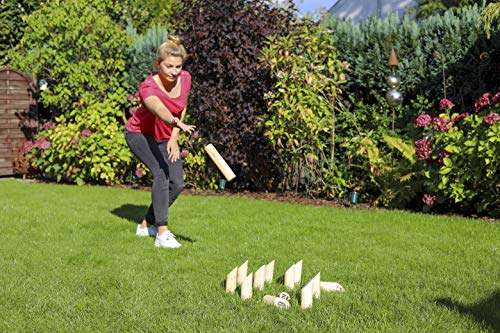 Finn Kubb Juego de lanzamiento – Juego de habilidad para jardín, juguete al aire libre