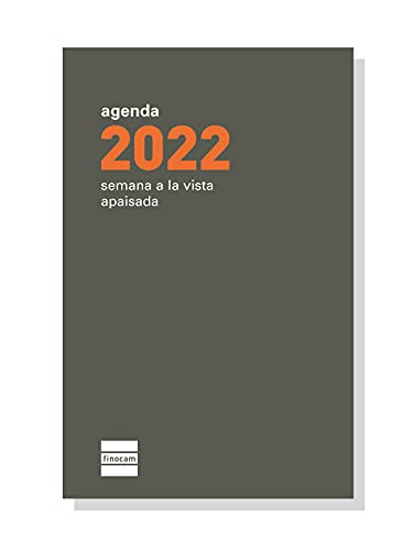 Finocam - Recambio Anual 2022 Semana Vista Apaisada, de Enero 2022 a Diciembre 2022 (12 meses) PL3 - 82x127 mm Plana Español