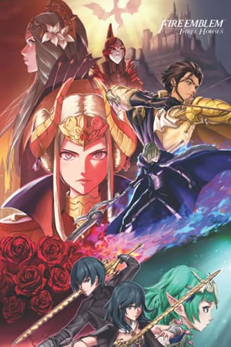 Fire Emblem Three Houses Notebook: - 6 x 9 inches with 110 pages