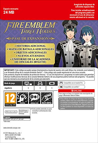 Fire Emblem Three Houses - Pase de Expansión - Switch - Download Code
