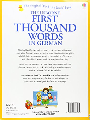 FIRST THOUSAND WORDS IN GERMAN NE